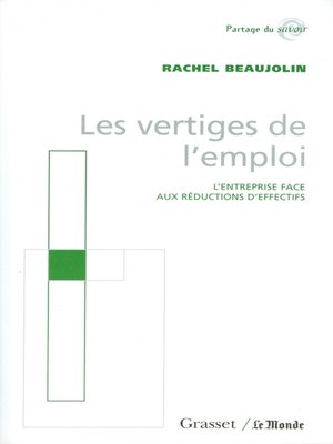 cover image of Les vertiges de l'emploi